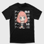 Camiseta Spy x Family Anya Forger-preto