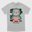 Camiseta Ursinho Anya Spy X Family-cinza