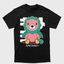 Camiseta Ursinho Anya Spy X Family-preto