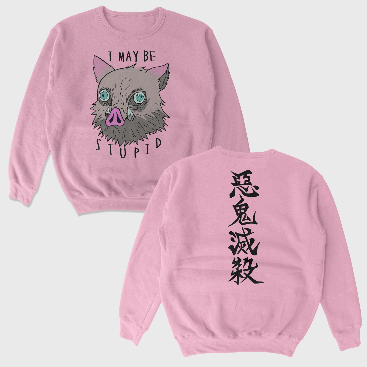 Moletom Gola Redonda Inosuke Demon Slayer Stupid