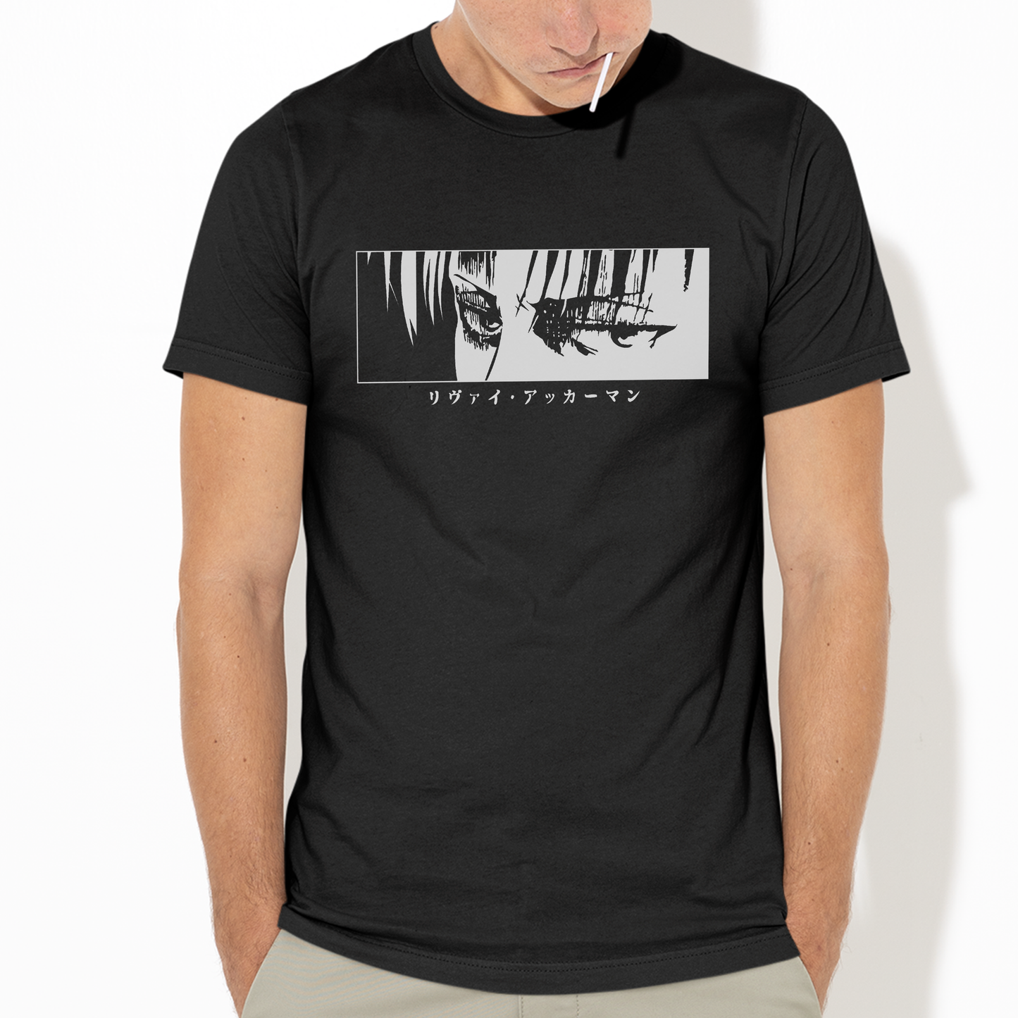 Camiseta Levi Attack On Titan Eyes