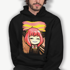 Moletom Canguru Spy x Family Anya Pintura